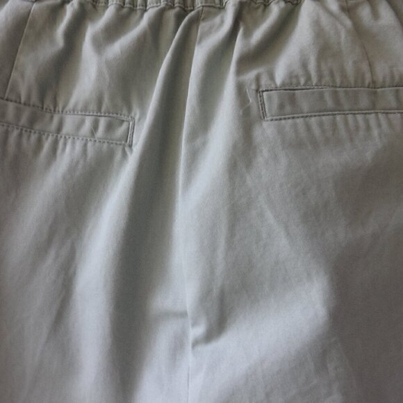 Steve Madden paper bag waist pants size M, 100% cotton, Misty Jade, NWT, soft - Picture 8 of 16